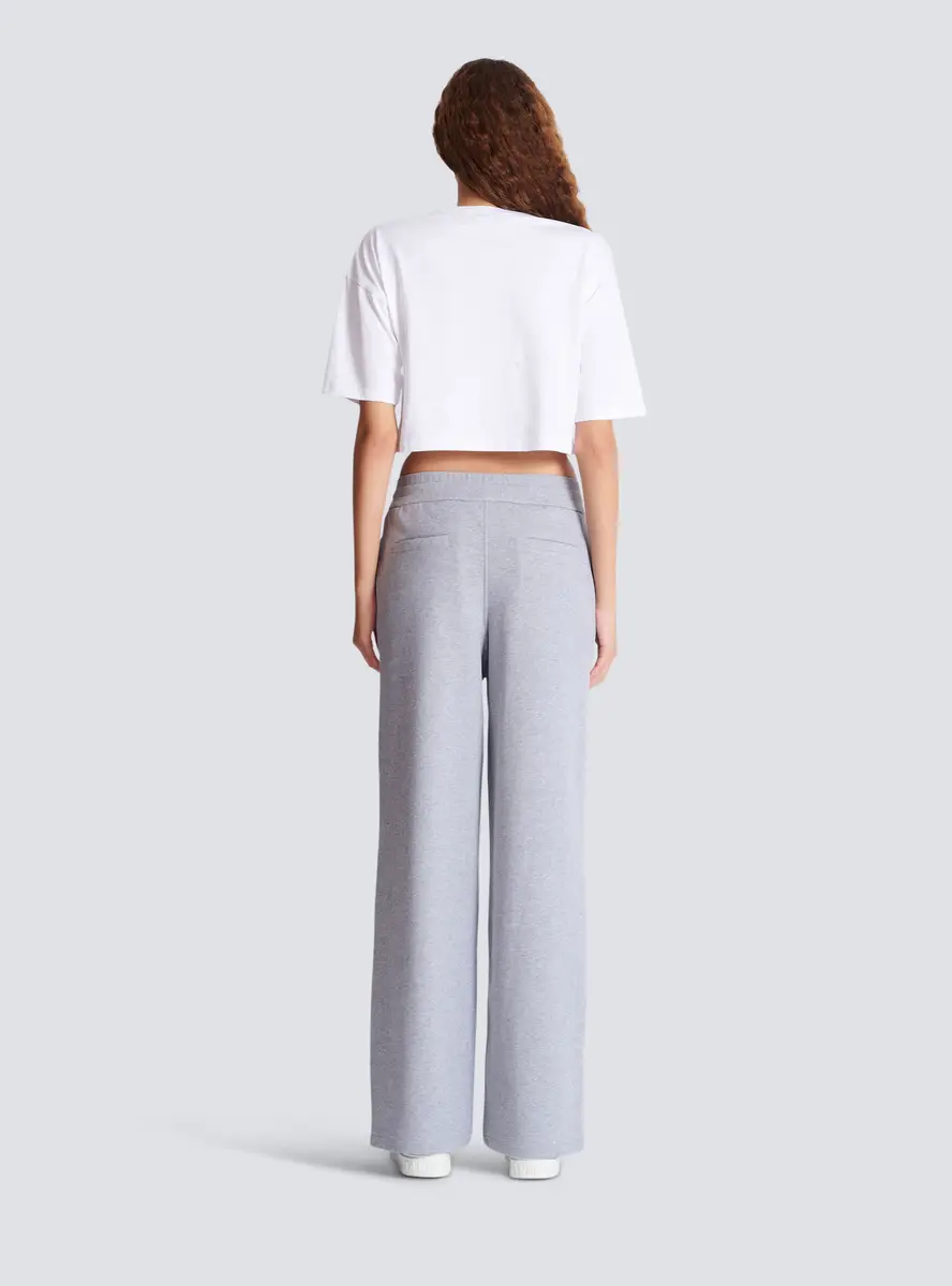 Balmain Boxy cropped T-shirt with print | Thumbnail 4 Balmain Boxy cropped T-shirt with print | Thumbnail 4