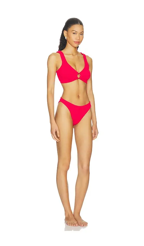 Hunza G Julia Bikini Set With Gold Hoop | Thumbnail 2