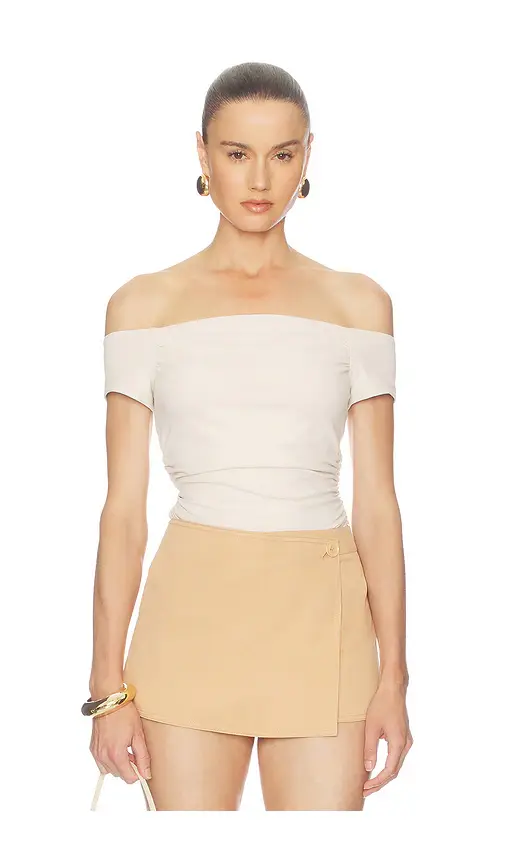 susana monaco Off Shoulder Short Sleeve Top | Image 1 susana monaco Off Shoulder Short Sleeve Top | Image 1