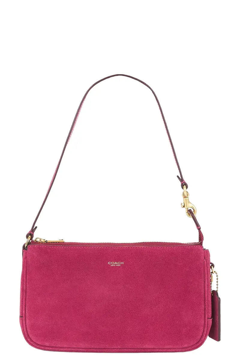 Suede Plaza Bag