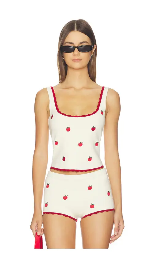 MAJORELLE Emmile Tomato Tank | Image 1 MAJORELLE Emmile Tomato Tank | Image 1