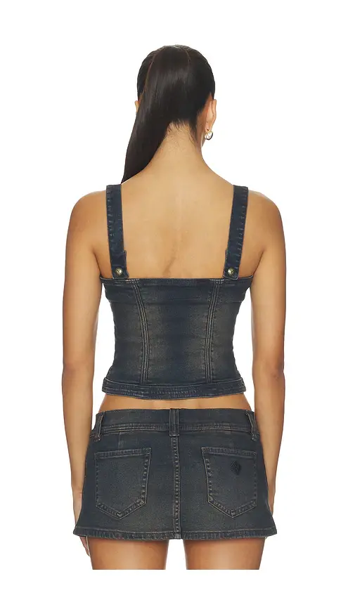 Abrand Denim Bustier | Thumbnail 3 Abrand Denim Bustier | Thumbnail 3