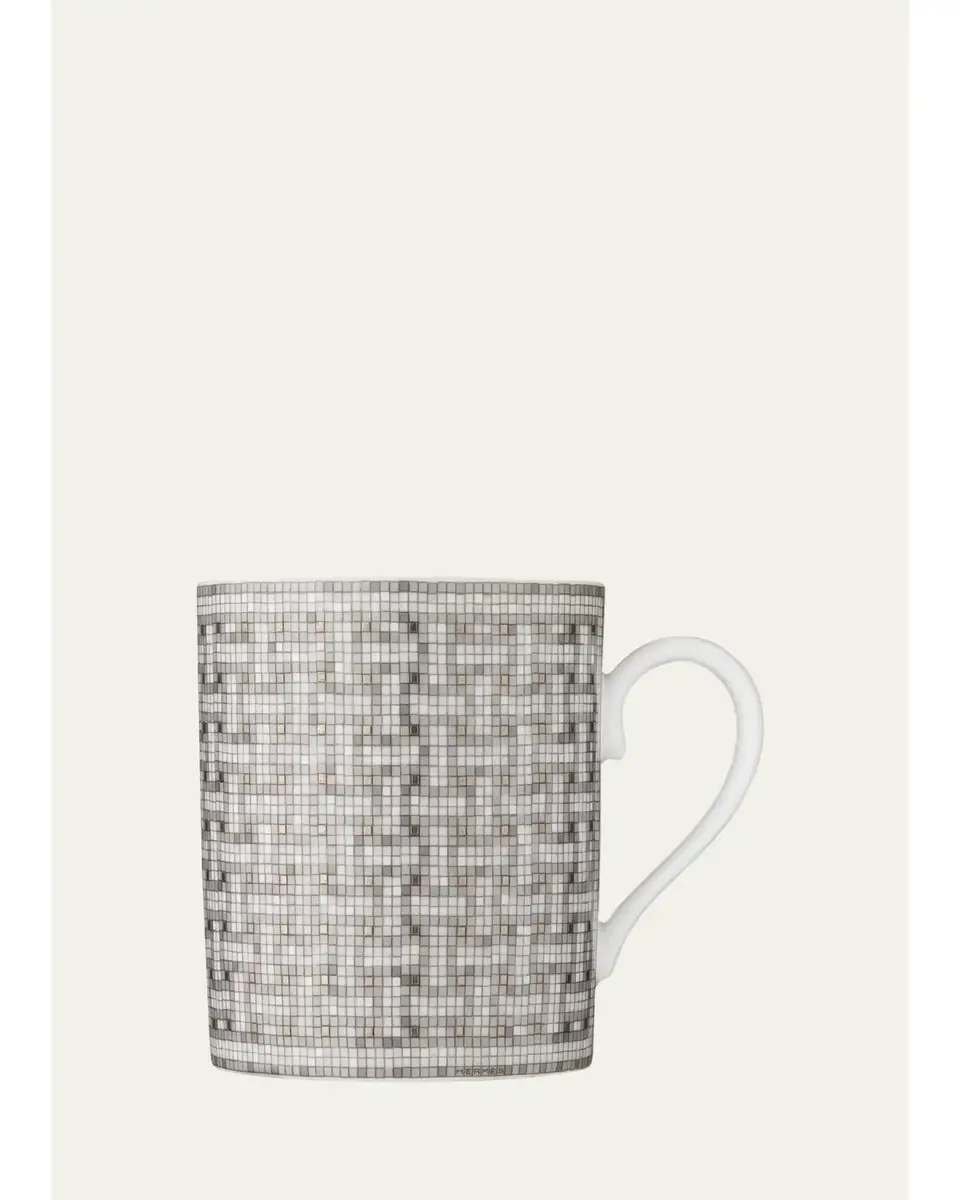 HERMÈS Mosaique Au 24 Platinum Mug