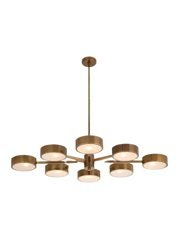 Arteriors Linus 52" 8-Light Starburst Chandelier