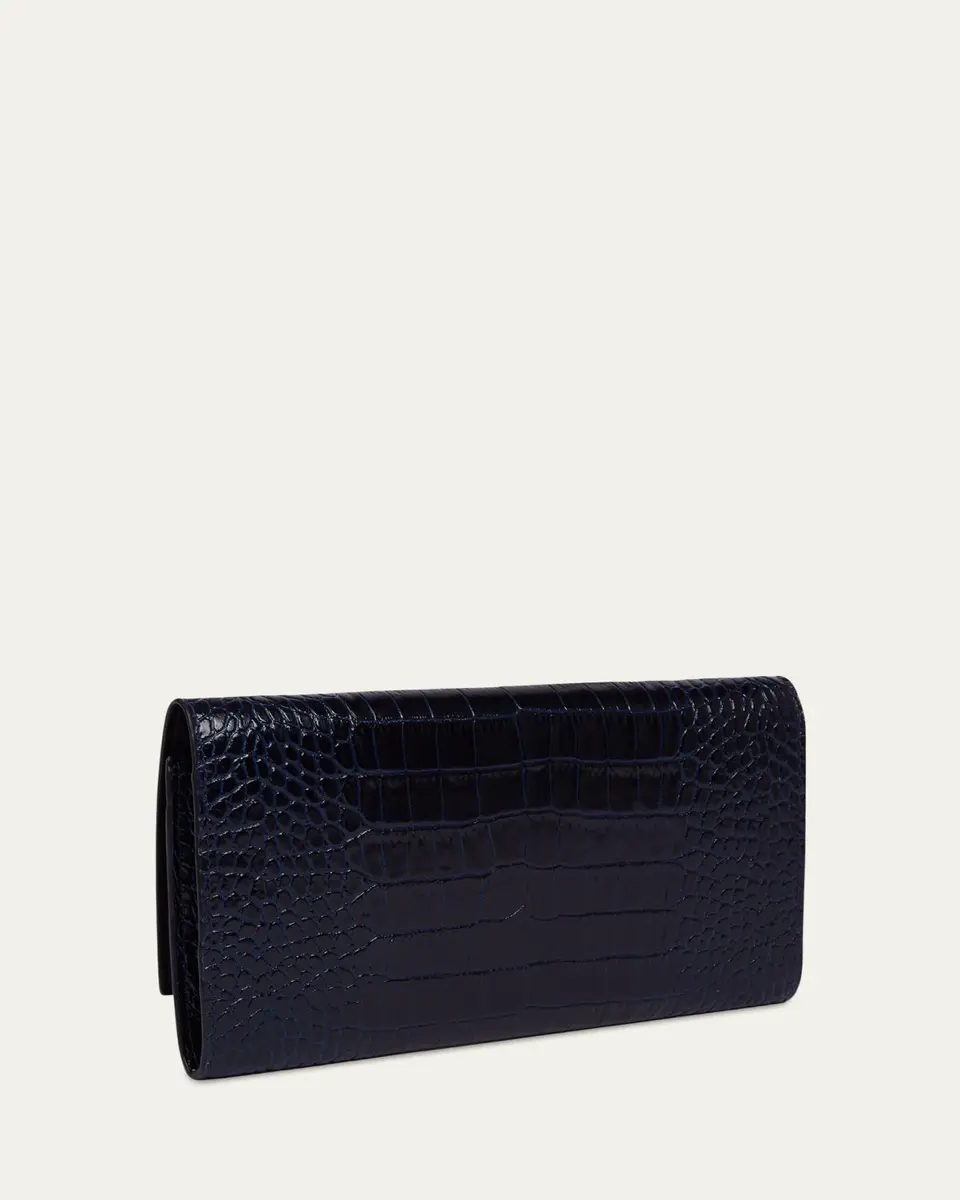 Smythson Marshall Mara Croc-Embossed Leather Travel Wallet | Thumbnail 4 Smythson Marshall Mara Croc-Embossed Leather Travel Wallet | Thumbnail 4