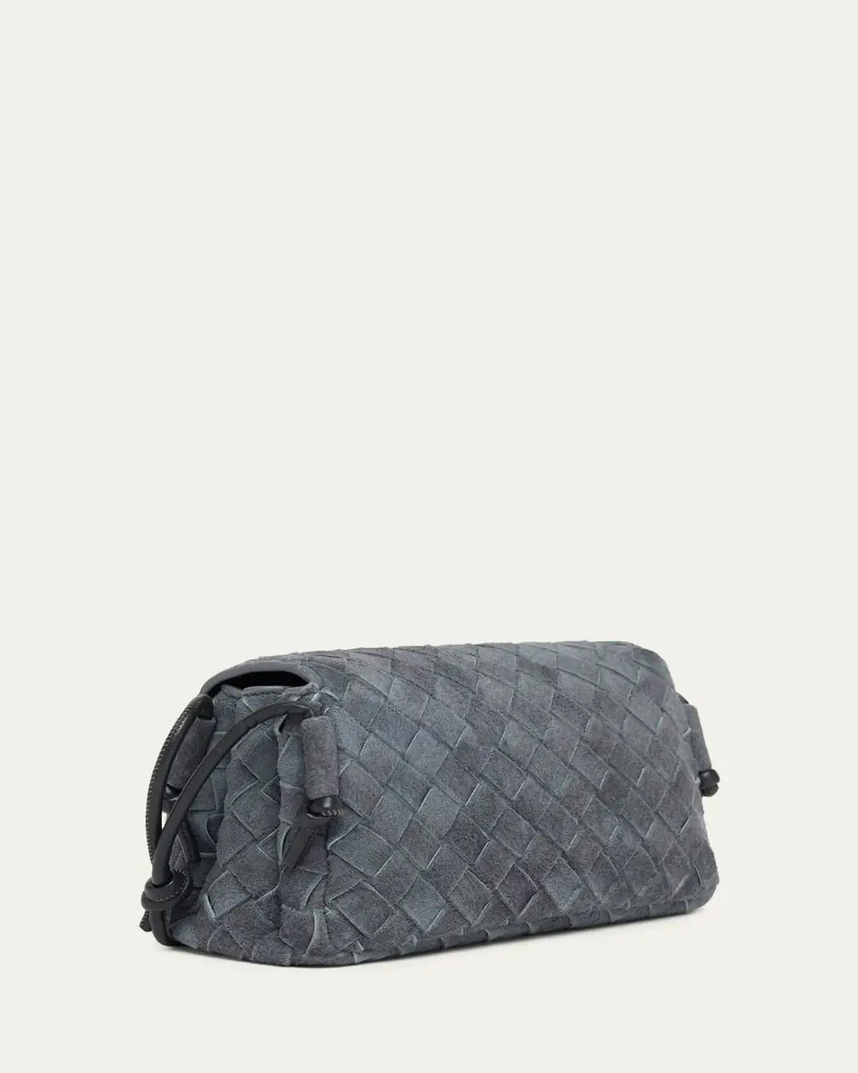 Bottega Veneta Notturno Suede Crossbody Pouch Bag | Thumbnail 3 Bottega Veneta Notturno Suede Crossbody Pouch Bag | Thumbnail 3