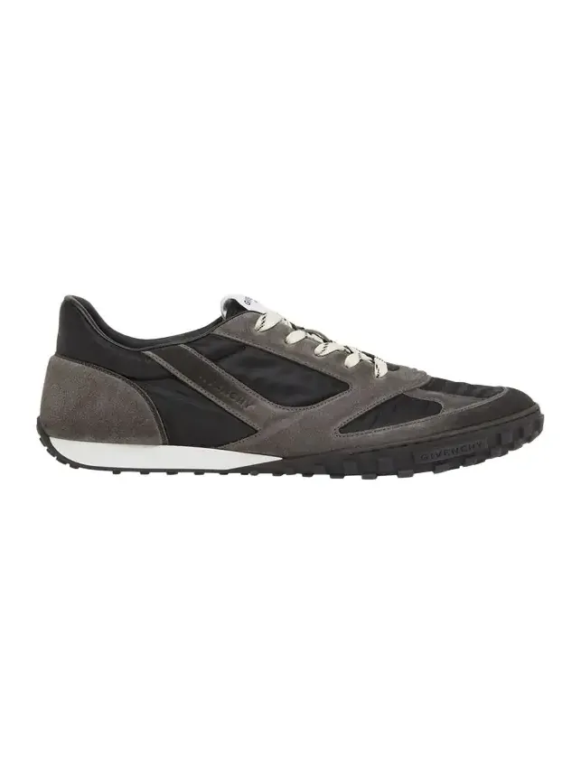 Givenchy Men's New Glide Suede & Nylon Low-Top Sneakers