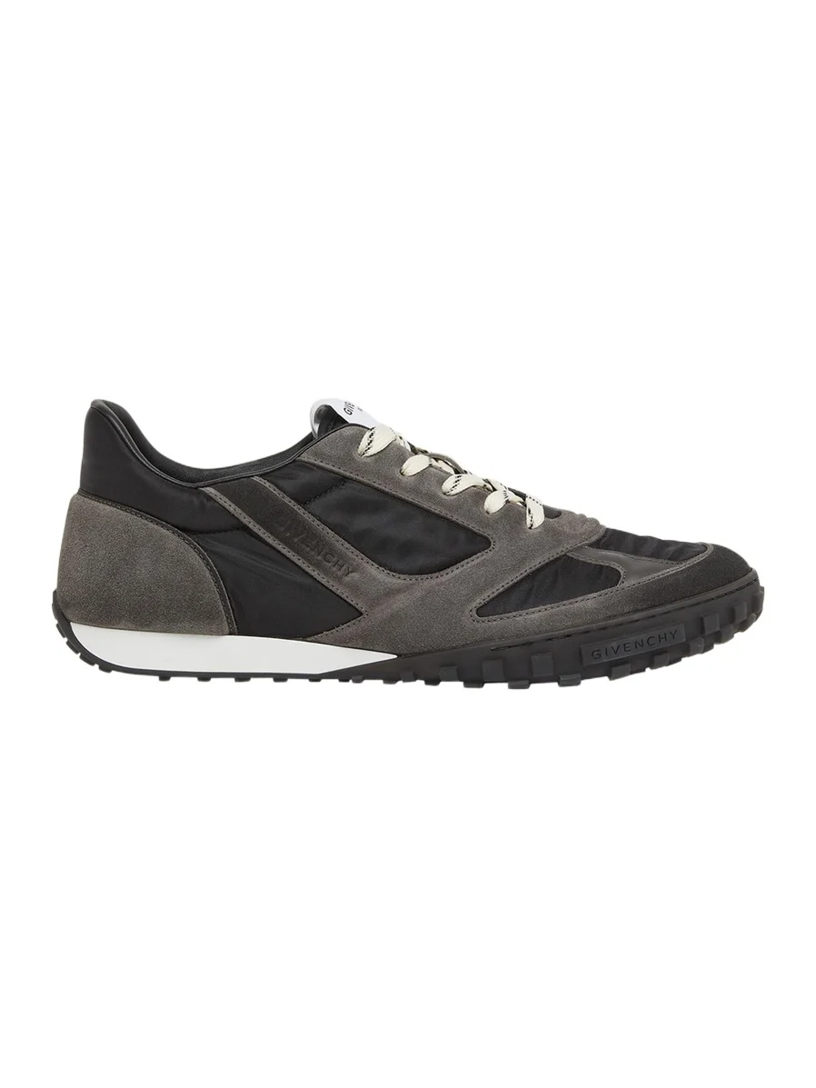 Givenchy Men's New Glide Suede & Nylon Low-Top Sneakers