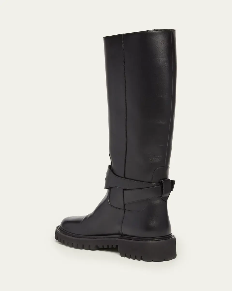 Valentino Garavani 40mm VLogo Signature Leather Riding Boots | Thumbnail 2 Valentino Garavani 40mm VLogo Signature Leather Riding Boots | Thumbnail 2
