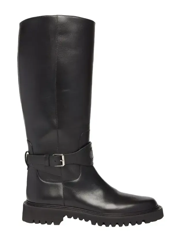 40mm VLogo Signature Leather Riding Boots