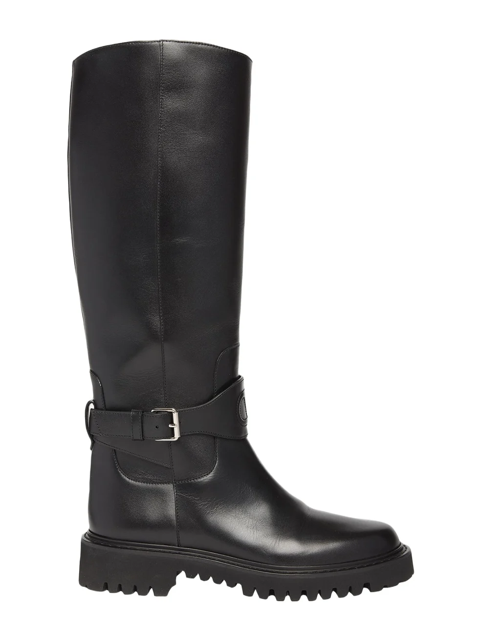 Valentino Garavani 40mm VLogo Signature Leather Riding Boots
