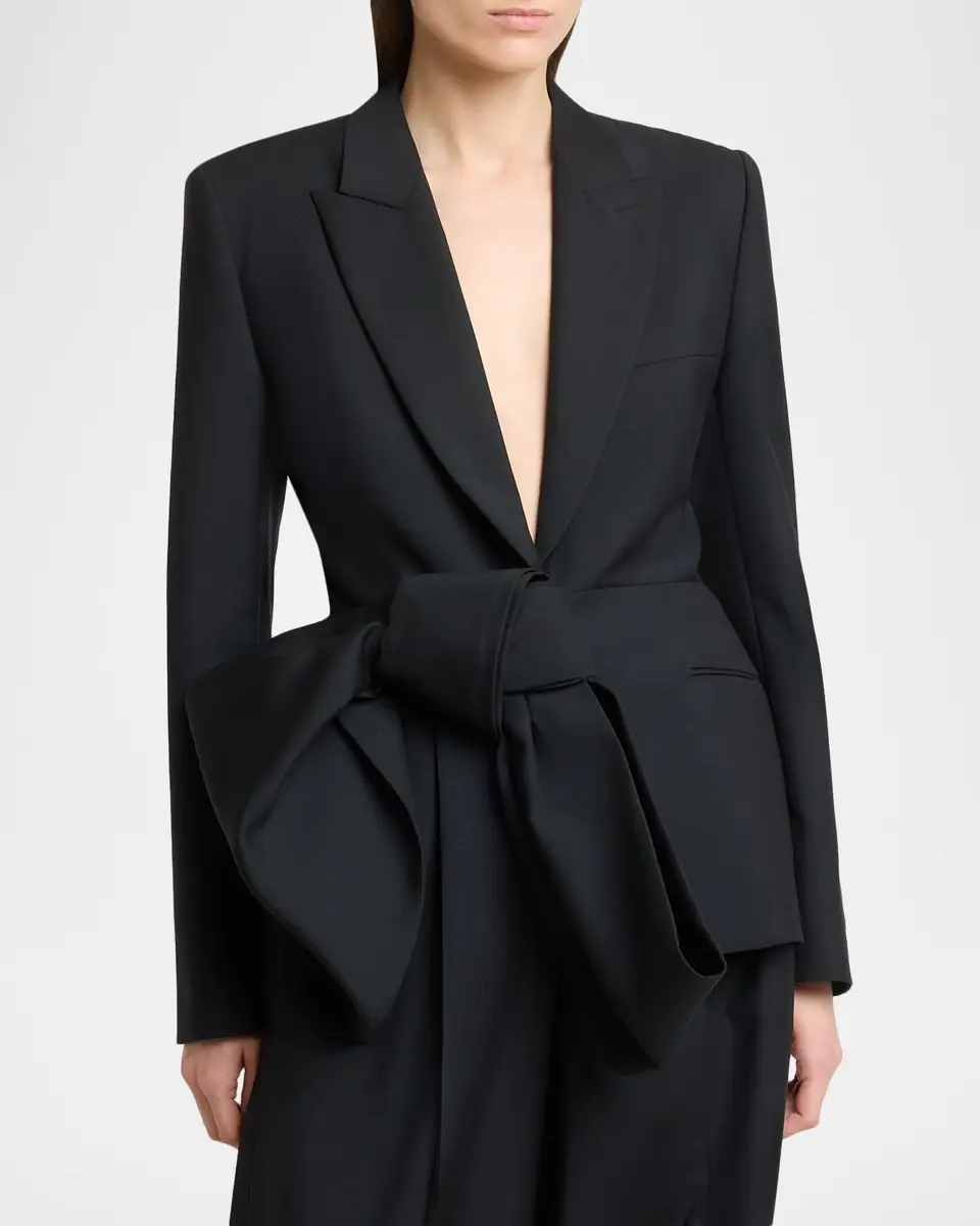 Givenchy Wool-Mohair Bow Jacket | Thumbnail 4 Givenchy Wool-Mohair Bow Jacket | Thumbnail 4