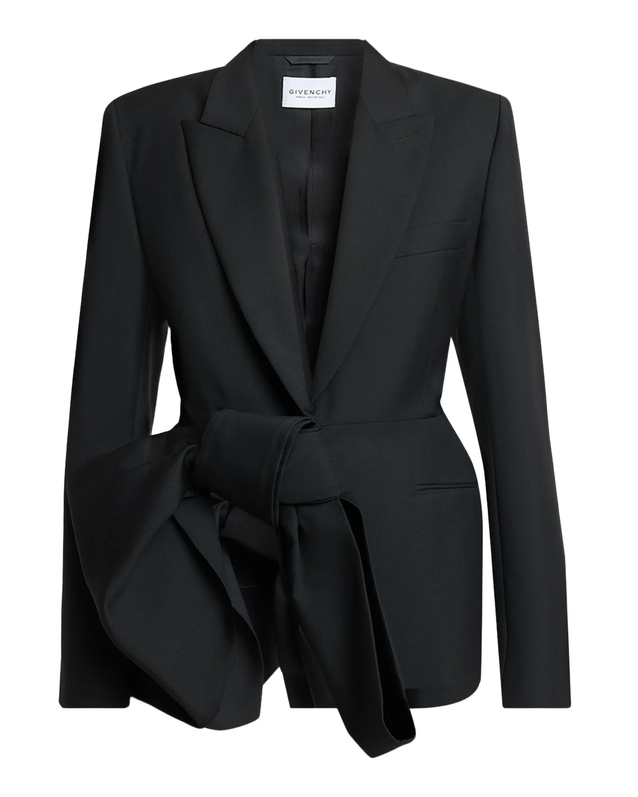 Givenchy Wool-Mohair Bow Jacket