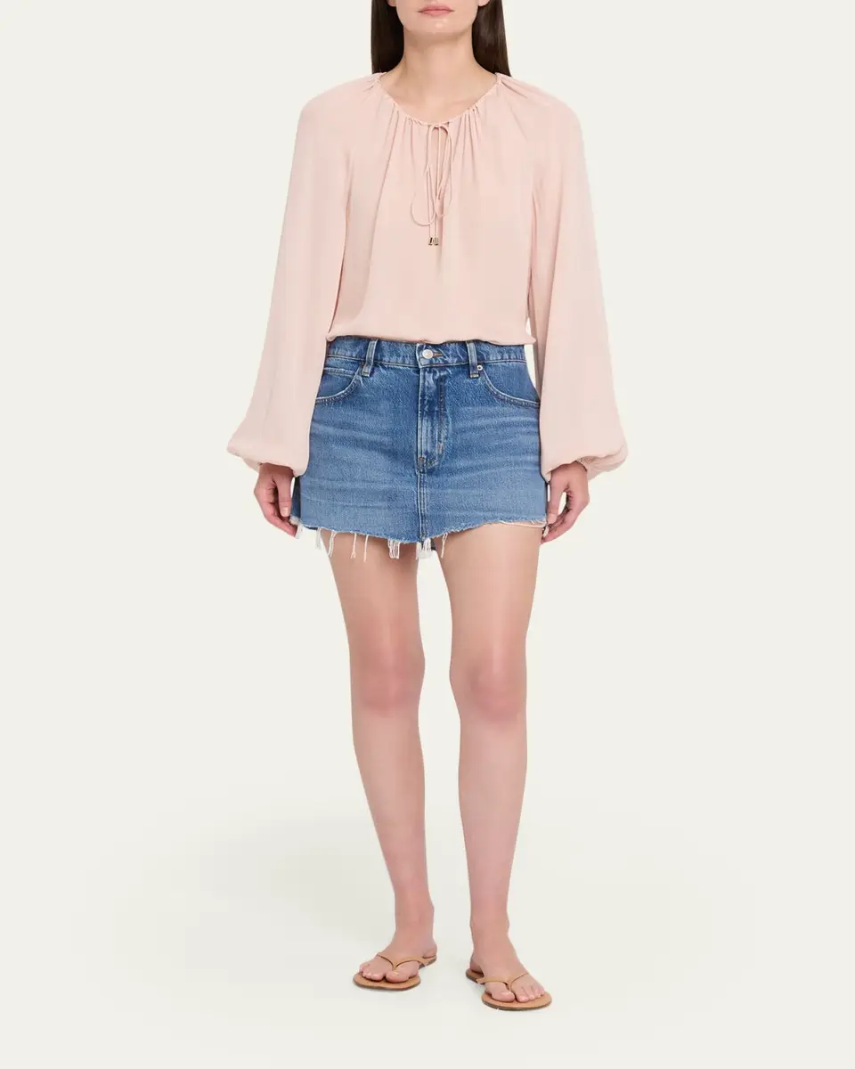 Frame The Silk Balloon Blouse | Thumbnail 2 Frame The Silk Balloon Blouse | Thumbnail 2