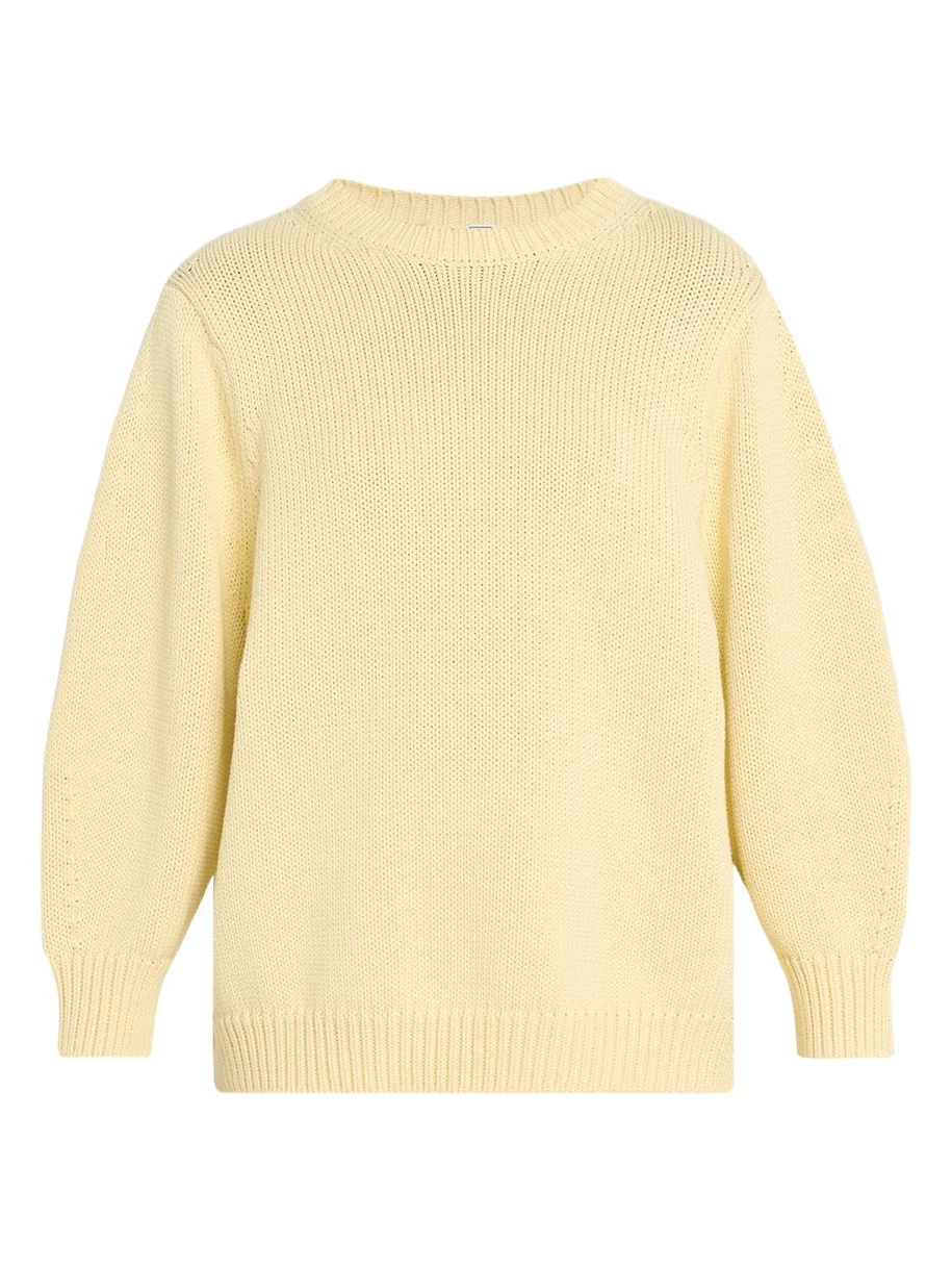TOTEME Oversized Crew Knit Sweater