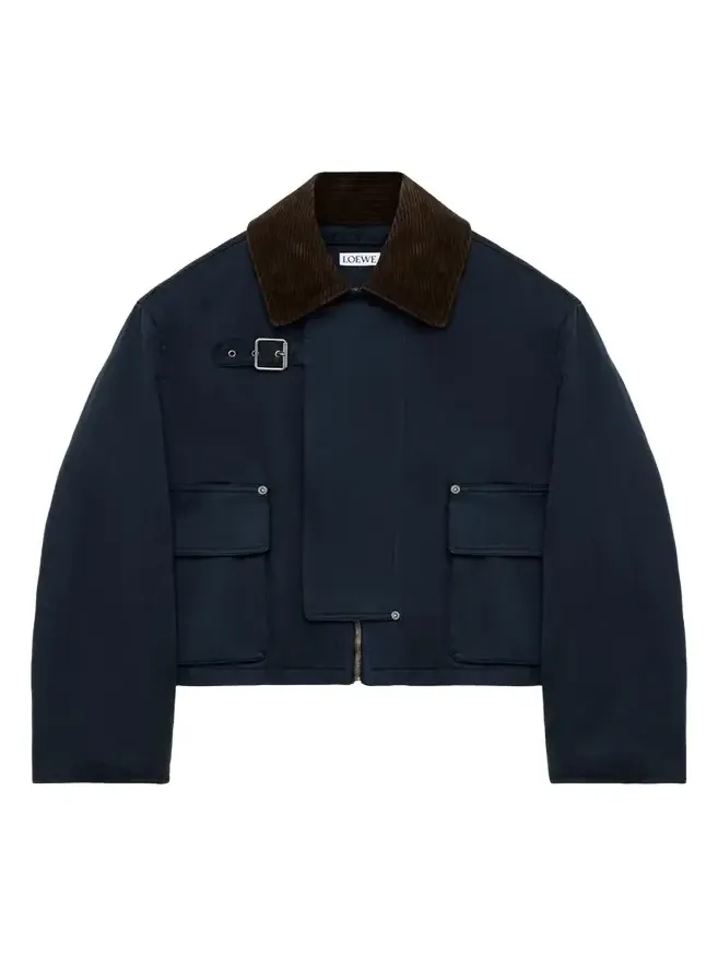 Corduroy-Collar Utility Jacket Corduroy-Collar Utility Jacket