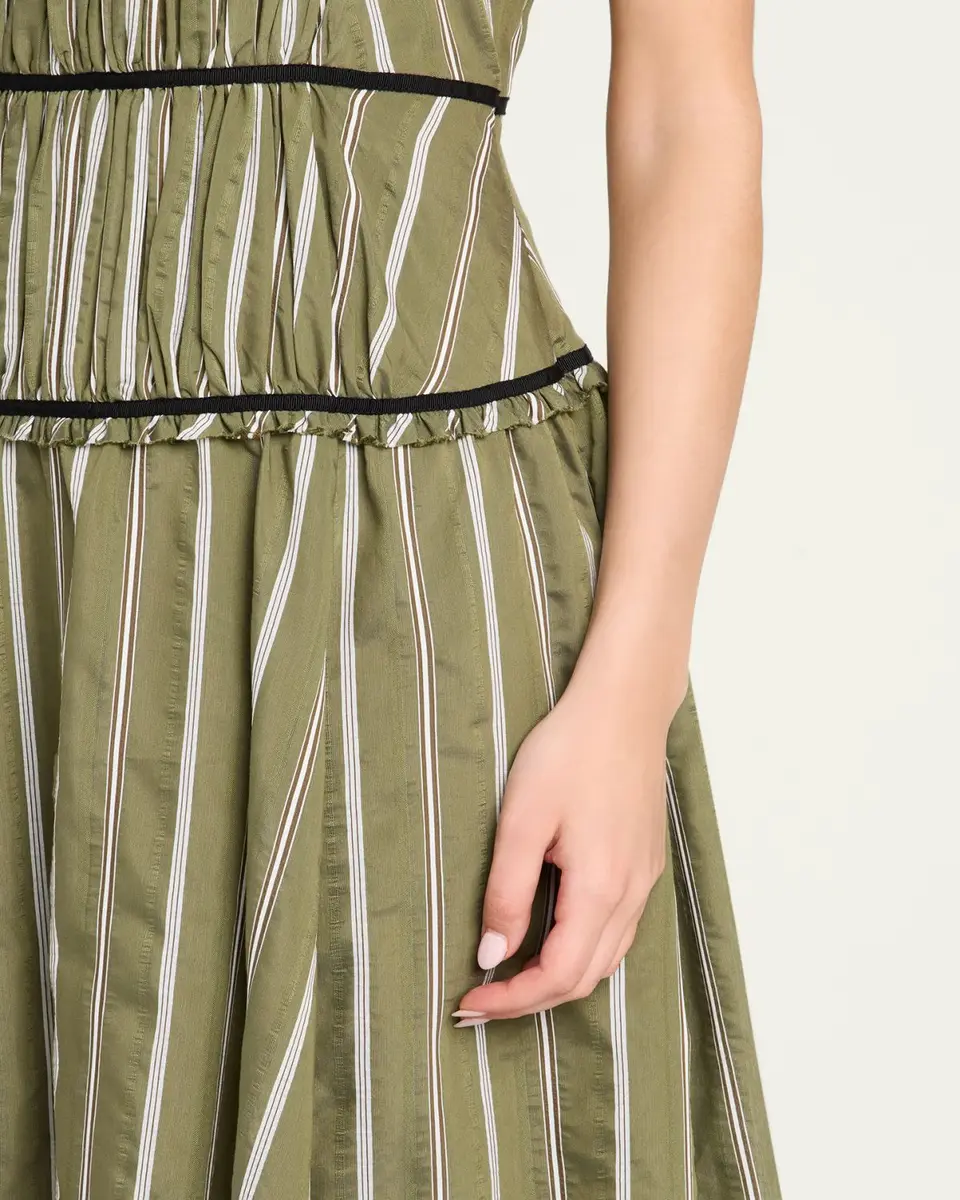 Cinq à Sept Celia Striped Maxi Dress | Thumbnail 5 Cinq à Sept Celia Striped Maxi Dress | Thumbnail 5