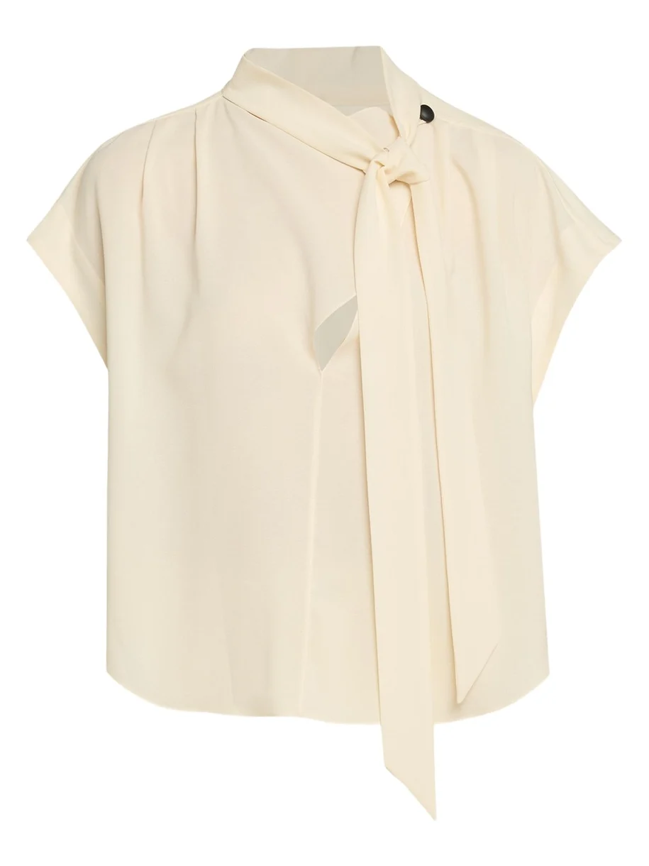 Selene Tie-Neck Blouse Selene Tie-Neck Blouse