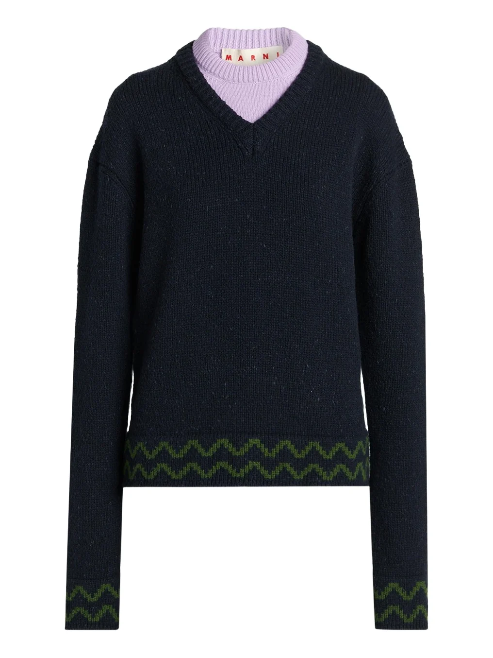 Layered Wool Sweater Layered Wool Sweater