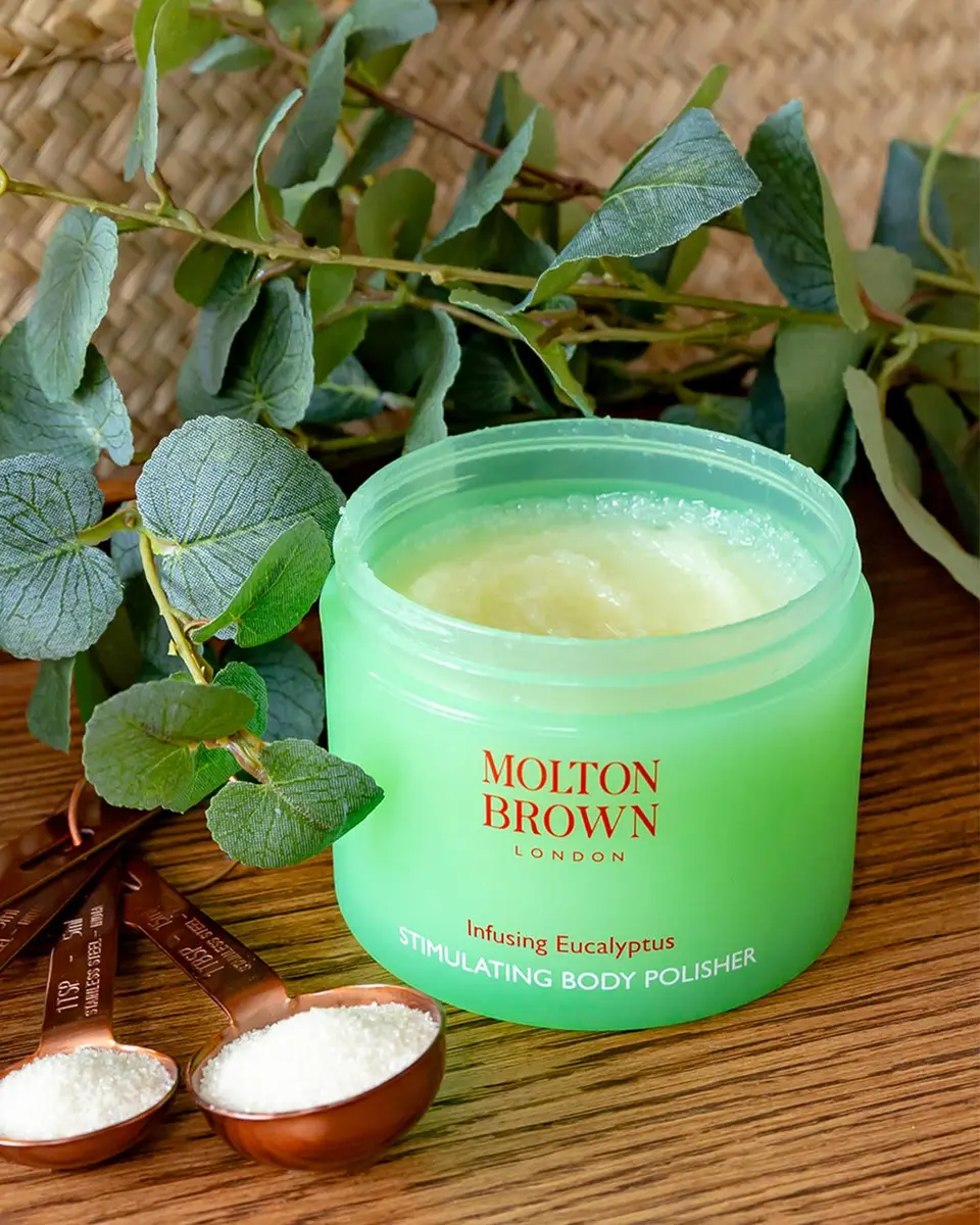 Molton Brown Infusing Eucalyptus Stimulating Body Polisher | Thumbnail 6 Molton Brown Infusing Eucalyptus Stimulating Body Polisher | Thumbnail 6