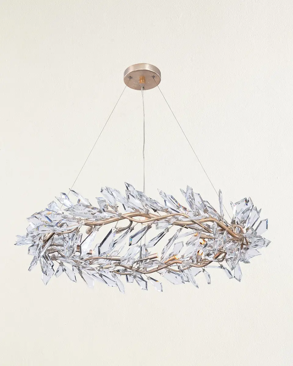 John-Richard Collection Kotta Twelve Light Cut Crystal Pendant Chandelier | Thumbnail 2 John-Richard Collection Kotta Twelve Light Cut Crystal Pendant Chandelier | Thumbnail 2