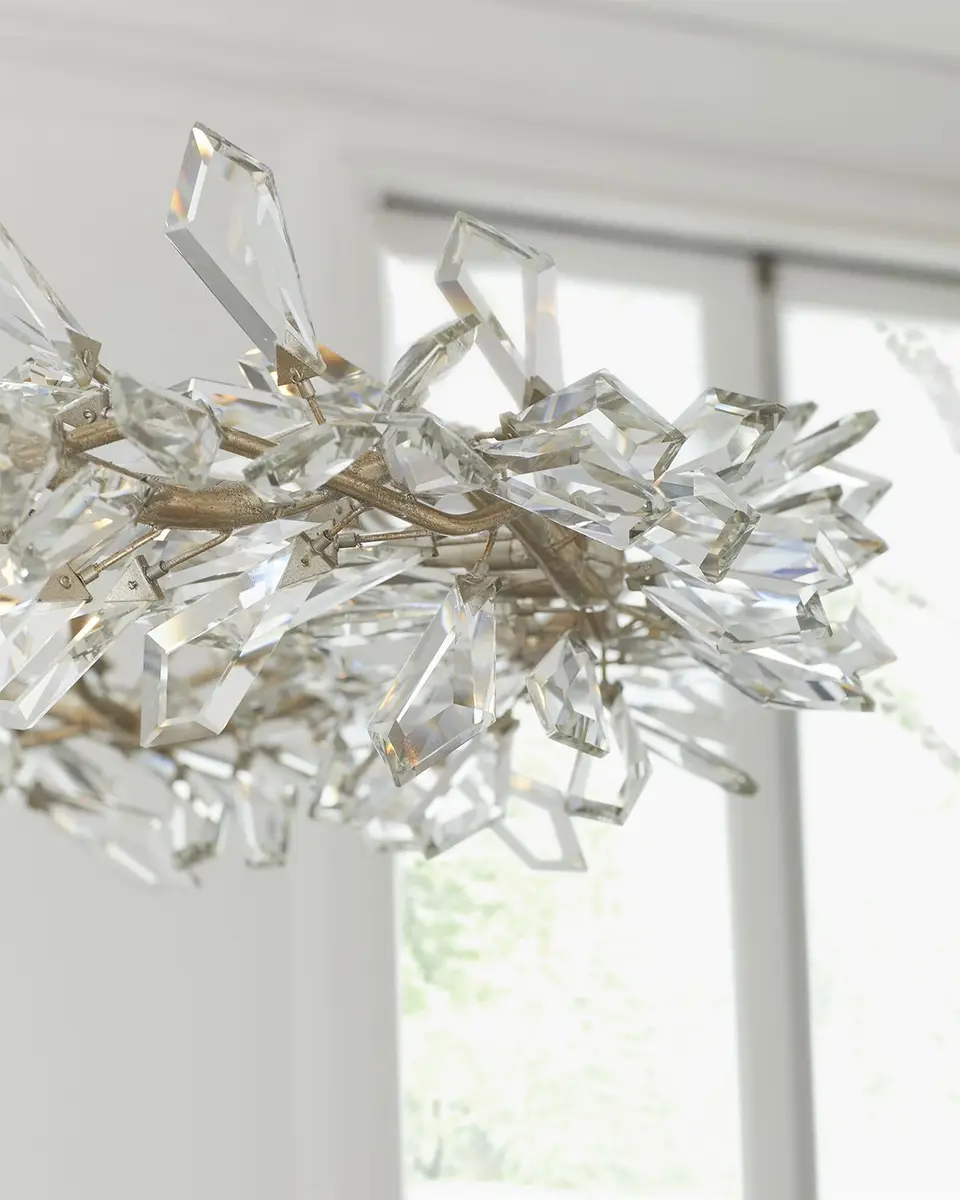 John-Richard Collection Kotta Twelve Light Cut Crystal Pendant Chandelier | Thumbnail 3 John-Richard Collection Kotta Twelve Light Cut Crystal Pendant Chandelier | Thumbnail 3