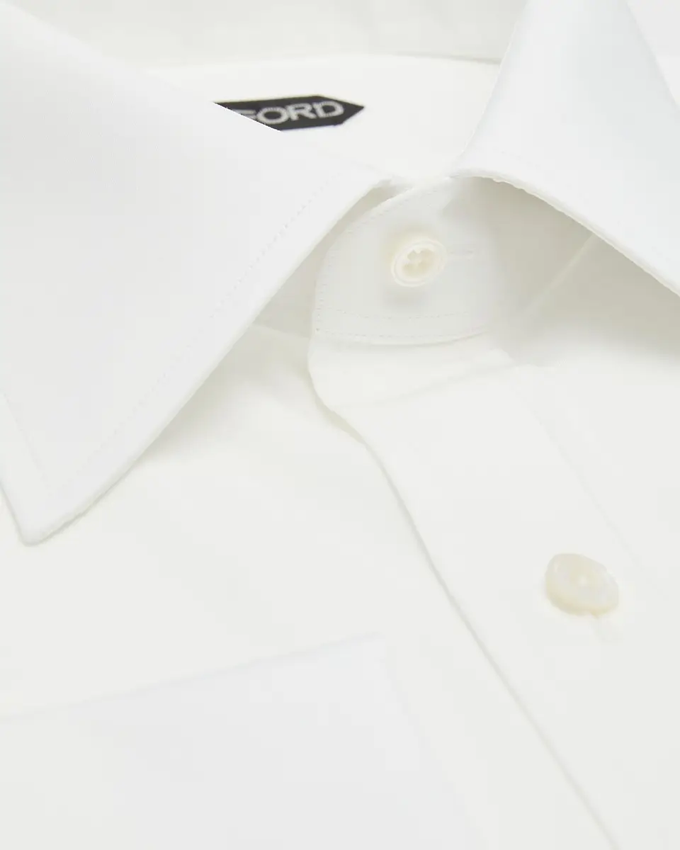Tom Ford Men's French Cuff Slim Fit Dress Shirt | Thumbnail 2 Tom Ford Men's French Cuff Slim Fit Dress Shirt | Thumbnail 2