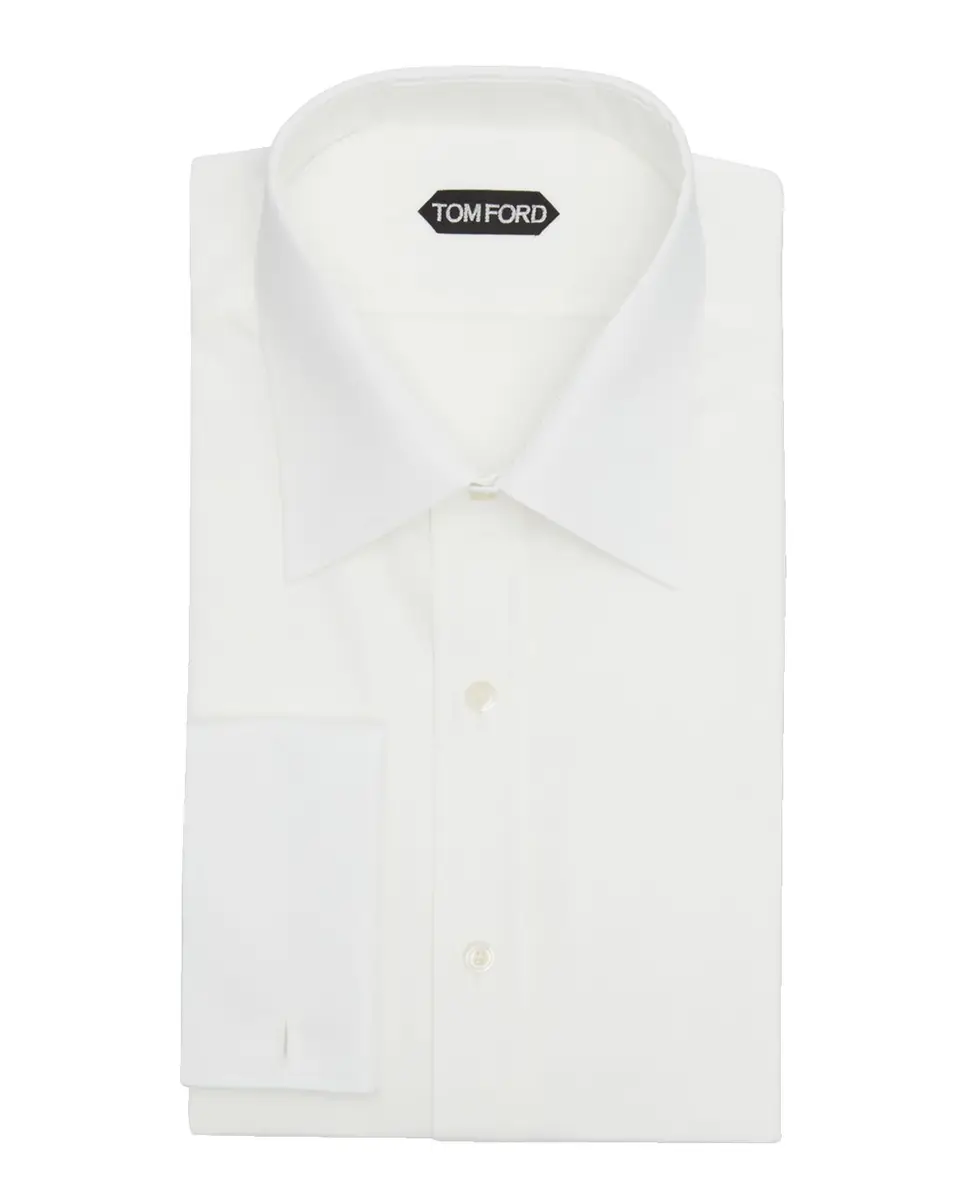 Tom Ford Men's French Cuff Slim Fit Dress Shirt | Thumbnail 3 Tom Ford Men's French Cuff Slim Fit Dress Shirt | Thumbnail 3