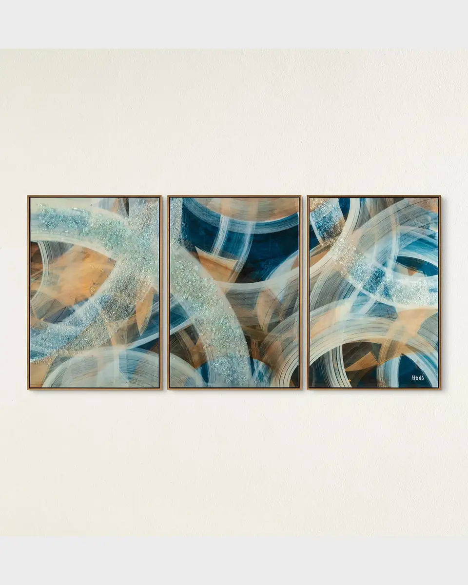 John-Richard Collection "Keep On Spinning Triptych" Giclee | Thumbnail 2 John-Richard Collection "Keep On Spinning Triptych" Giclee | Thumbnail 2