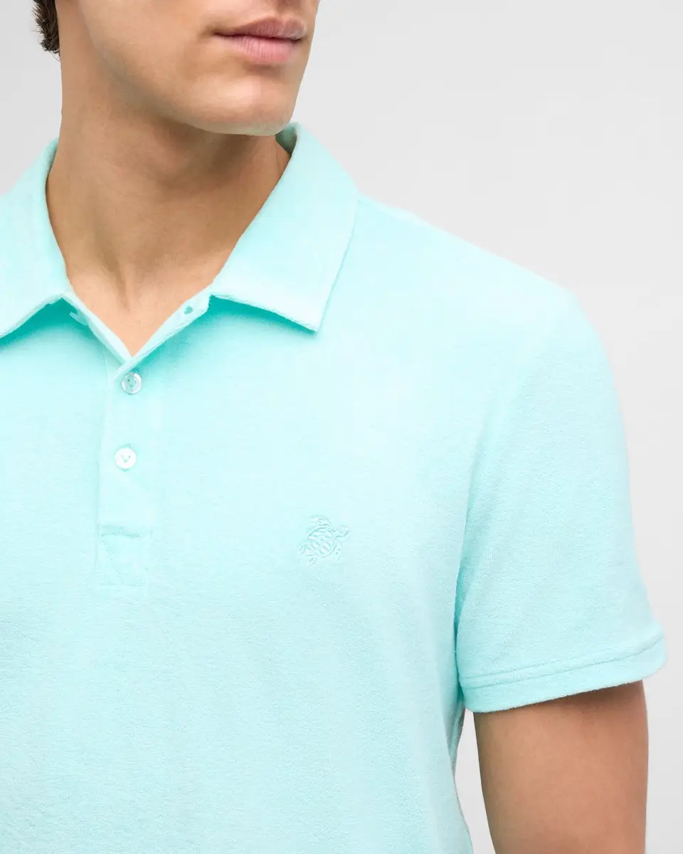 Vilebrequin Men's Organic Terry Polo Shirt | Thumbnail 4 Vilebrequin Men's Organic Terry Polo Shirt | Thumbnail 4