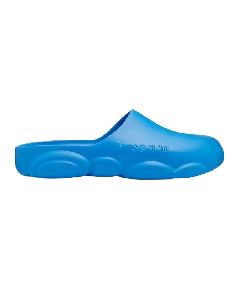 MOSCHINO Men's Bubble Teddy Rubber Slides | Image 1 MOSCHINO Men's Bubble Teddy Rubber Slides | Image 1