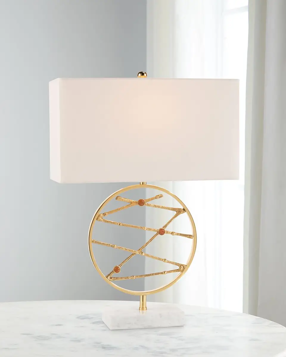 John-Richard Collection Golden Jasper Table Lamp