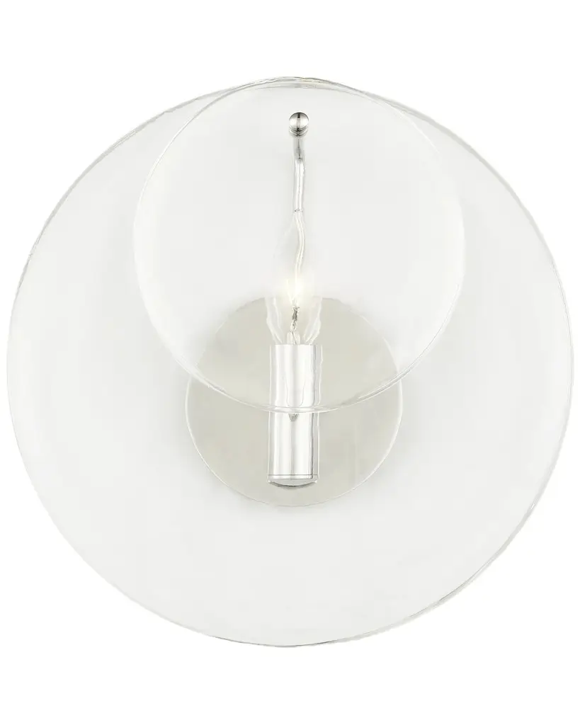 Visual Comfort Signature Loire Clear Striped Sconce by Aerin