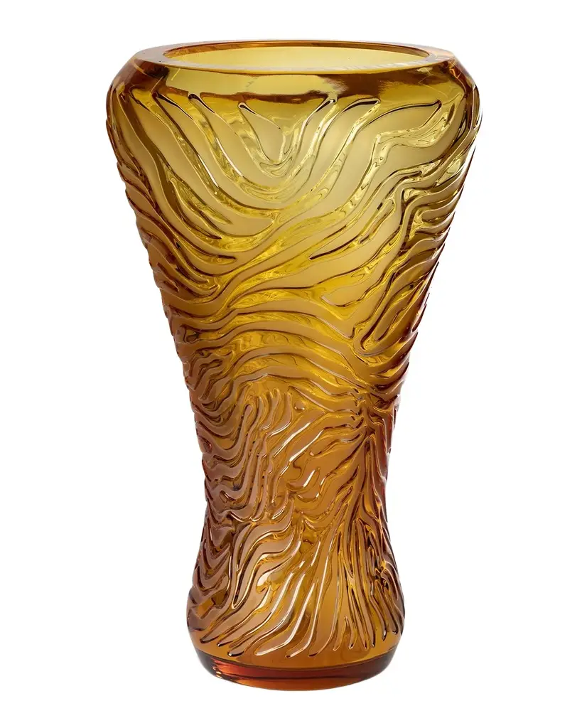 Lalique Tiger 18" Vase | Image 1 Lalique Tiger 18" Vase | Image 1