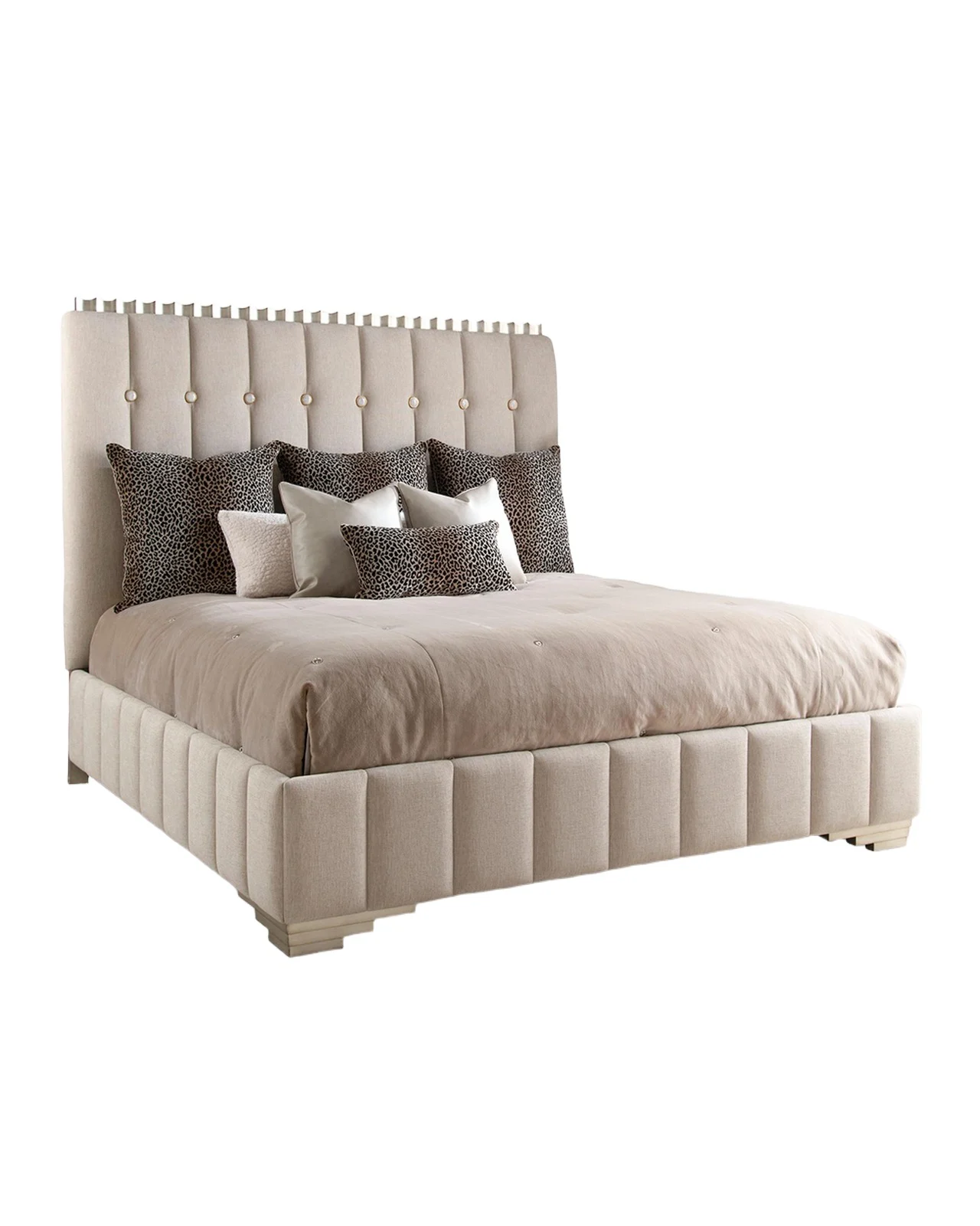John-Richard Collection Horizon Silver King Bed