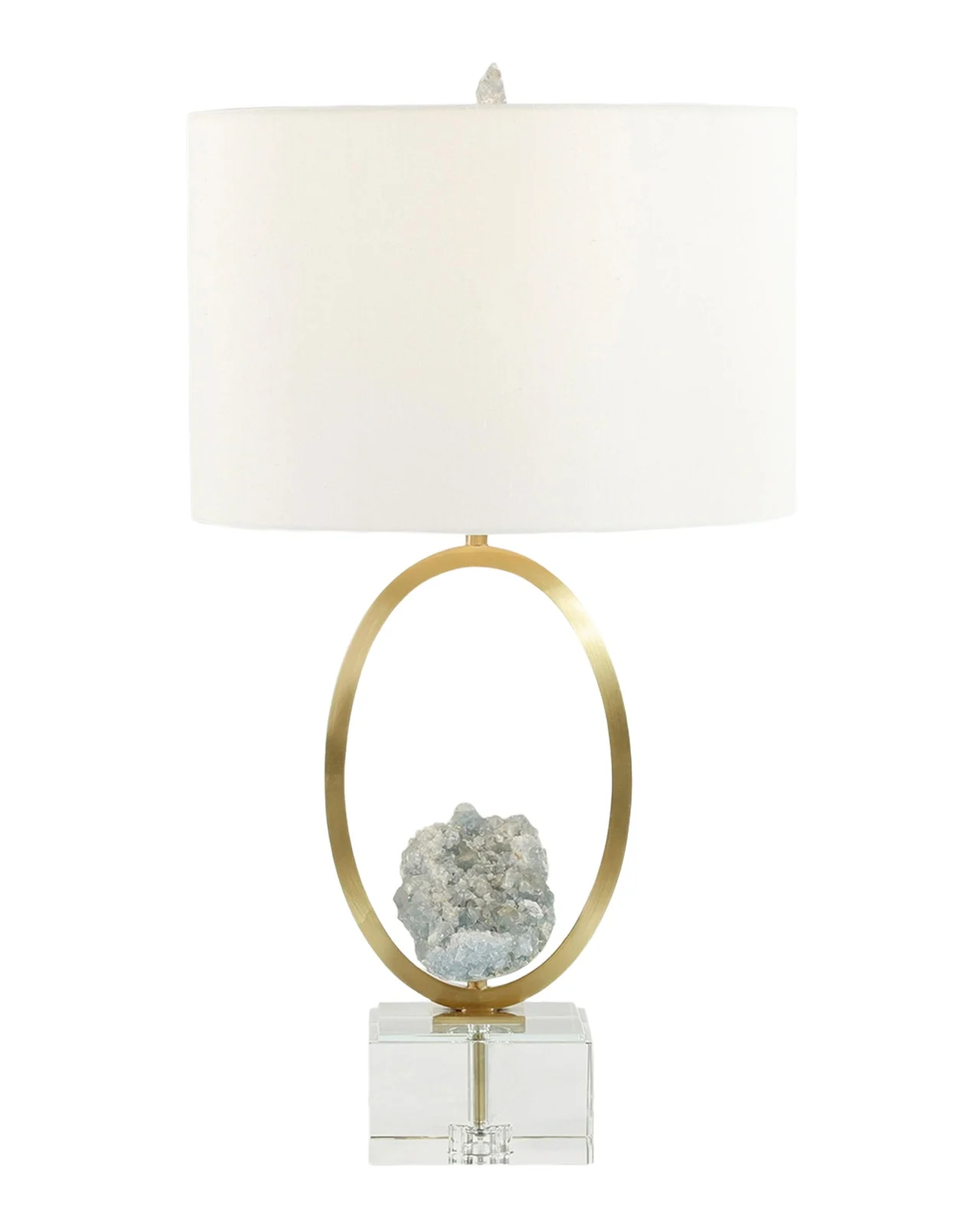 John-Richard Collection Crystal Geode 28" Table Lamp