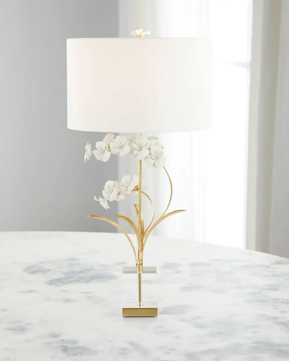 John-Richard Collection Porcelain Petals Table Lamp | Thumbnail 2