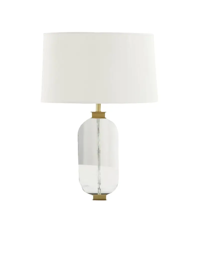 John-Richard Collection Sculpted Crystal 27" Table Lamp