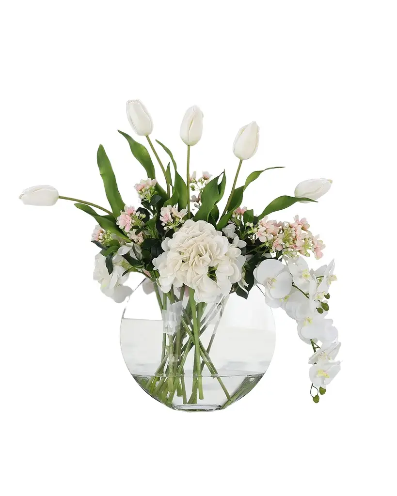 John-Richard Collection Springtime Blush 26" Faux Floral Arrangement