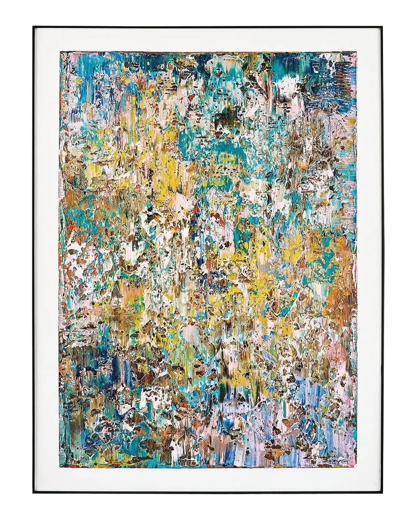 John-Richard Collection "Drenched in Color" Original Painting by LM Zhou
