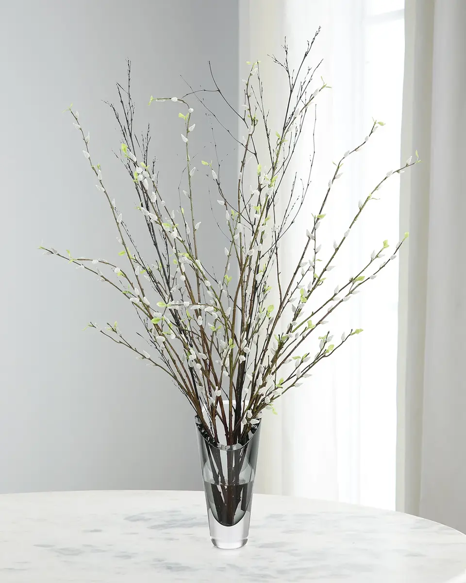 John-Richard Collection Smoky Willows 45" Faux Floral Arrangement