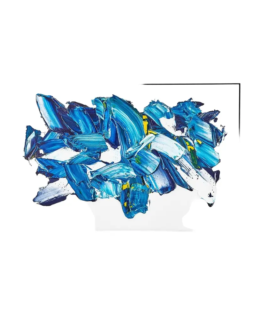 John-Richard Collection "Burst of Blue" Original Painting by LM Zhou | Image 1 John-Richard Collection "Burst of Blue" Original Painting by LM Zhou | Image 1