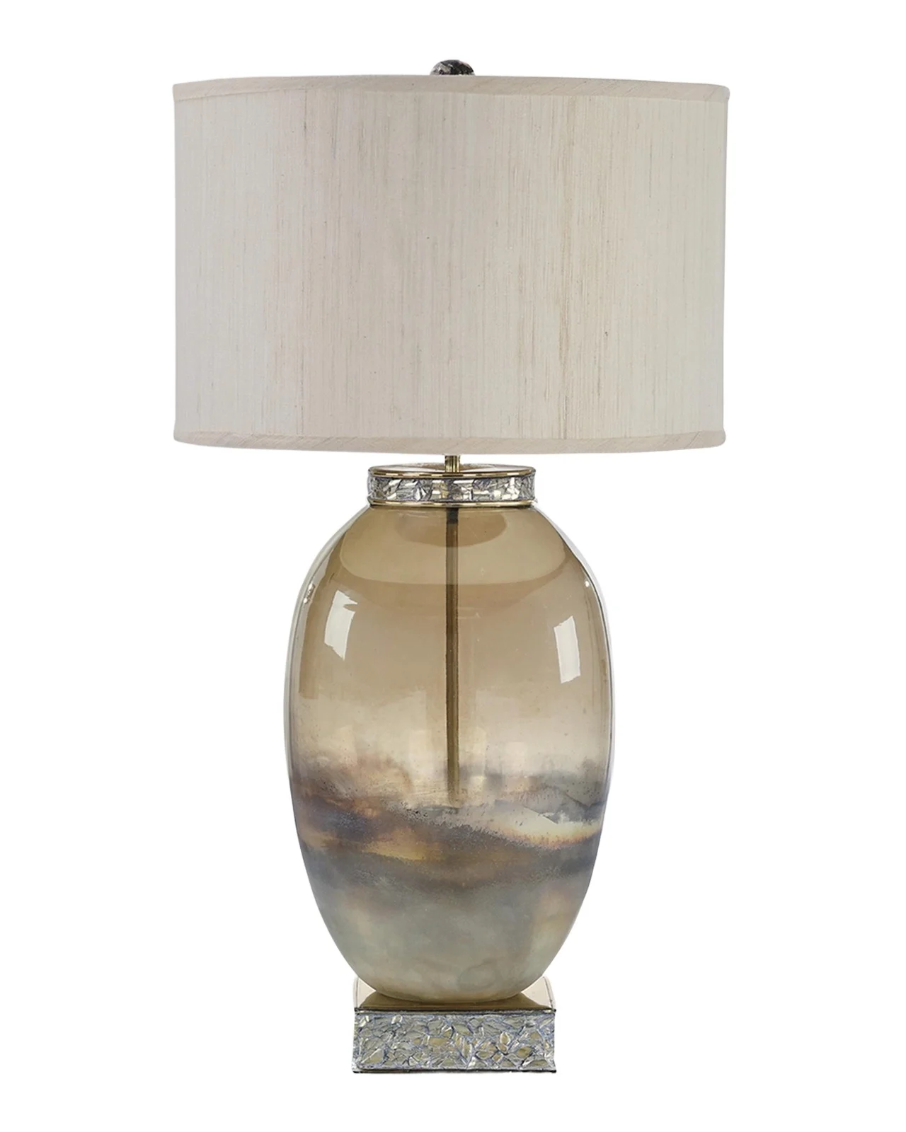 John-Richard Collection Solomon 32" Art Glass Table Lamp