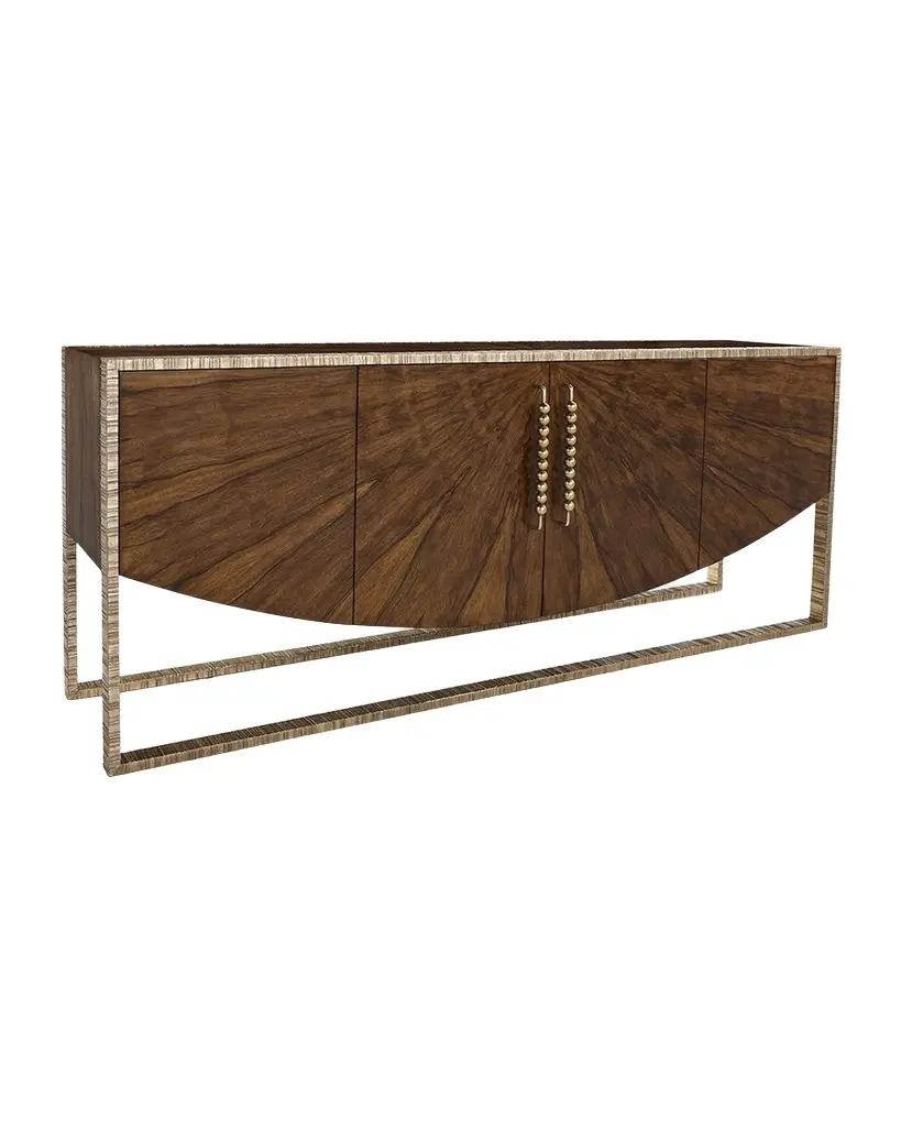 John-Richard Collection Korina 4-Door Credenza