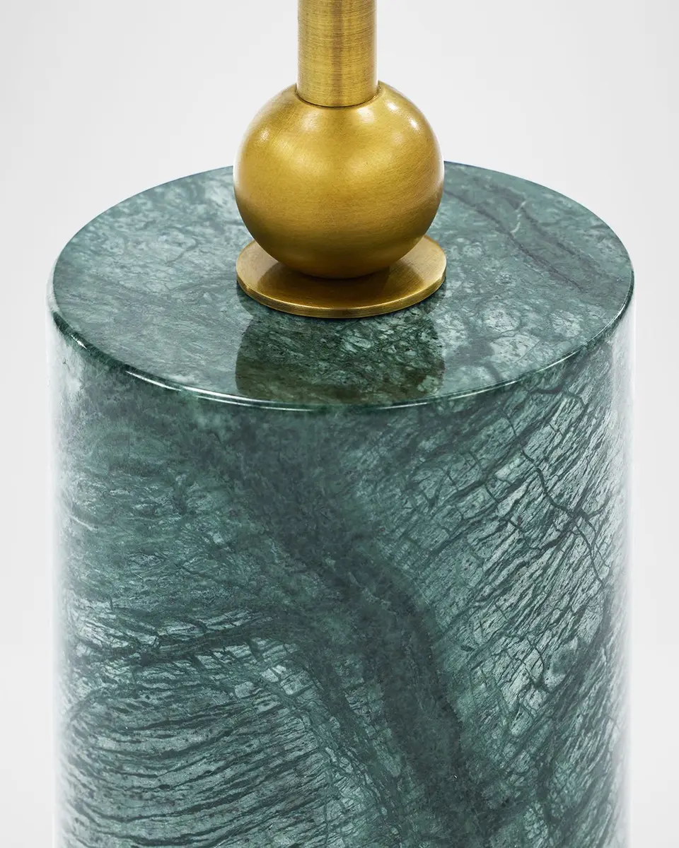 John-Richard Collection Verde Alpi Marble Martini Table | Thumbnail 3 John-Richard Collection Verde Alpi Marble Martini Table | Thumbnail 3