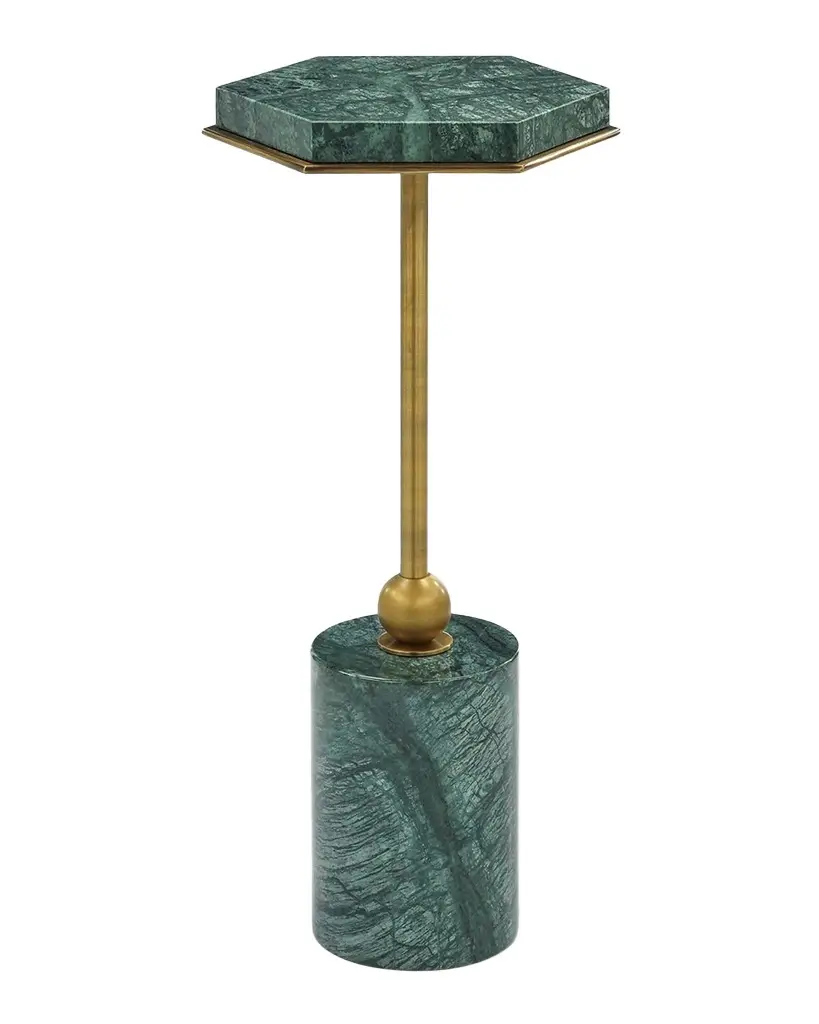 John-Richard Collection Verde Alpi Marble Martini Table | Image 1 John-Richard Collection Verde Alpi Marble Martini Table | Image 1