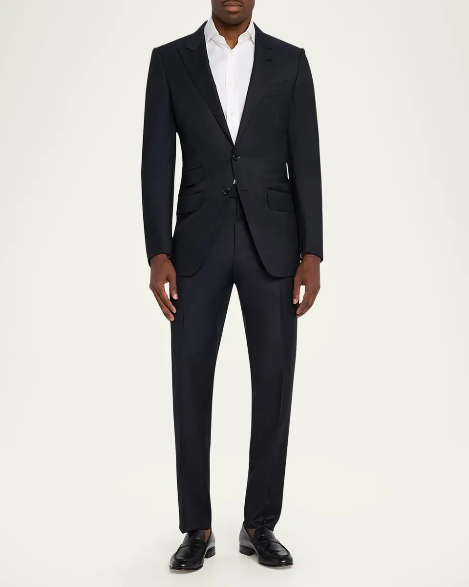 Tom Ford Men's Wool-Silk Master Twill Suit | Thumbnail 2