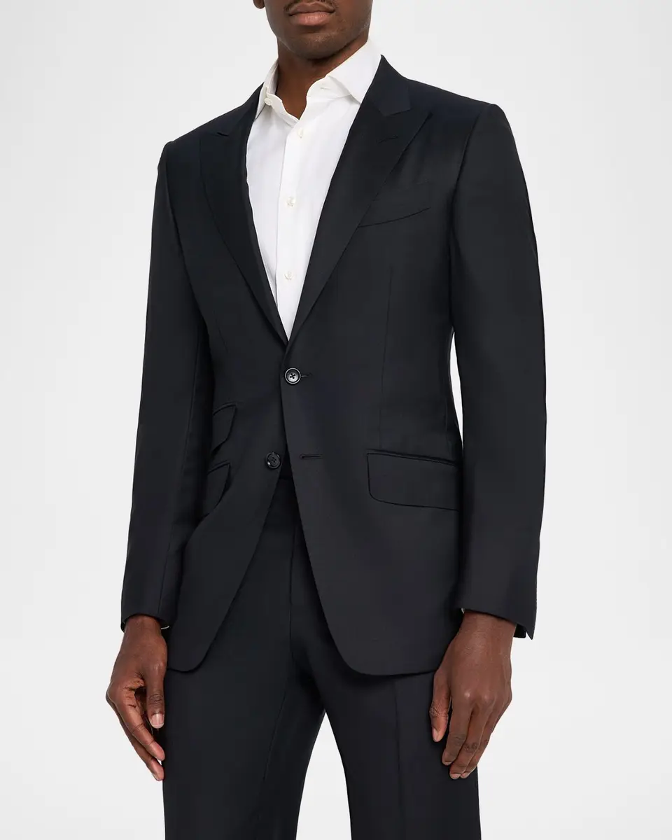 Tom Ford Men's Wool-Silk Master Twill Suit | Thumbnail 4