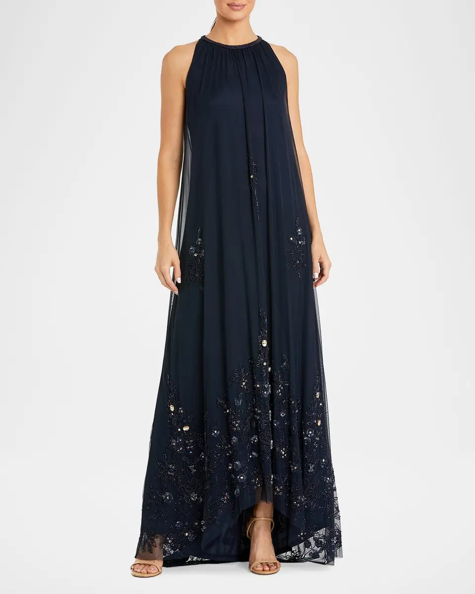 Mac Duggal Embellished Tulle Trapeze Gown | Thumbnail 2