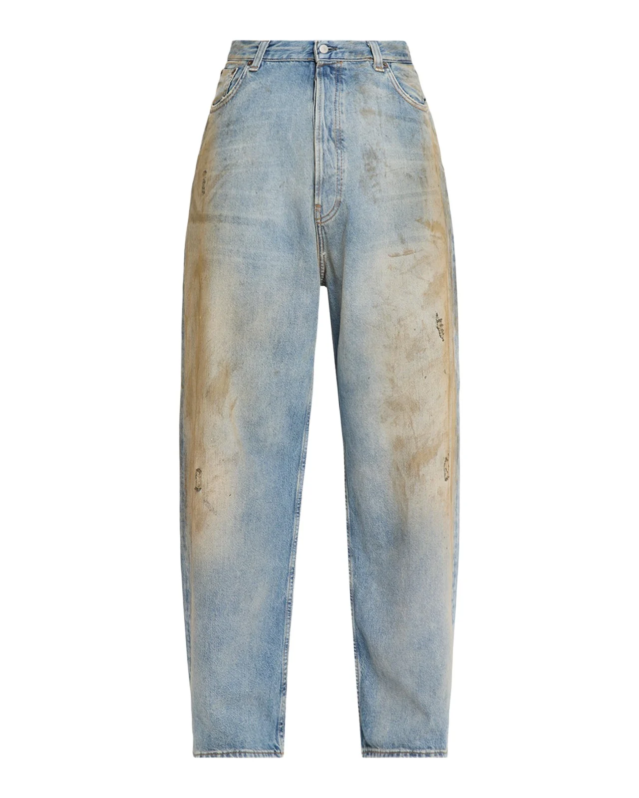 Acne Studios Men's 2023 U Penicil Dirty-Effect Jeans